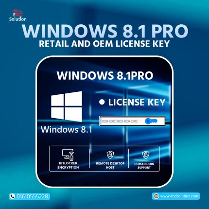 Windows 8.1 Professional License Key - E BD Solution