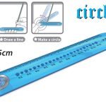 Y Plus Circle Ruller 15cm