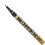 Zeyar Oil-Based Paint Markers Expert of Rock Painting Extra Fine Point Permanent Ink & Waterproof, Works on Rock, Wood, Glass, Metal, Ceramic and more (GOLD))
