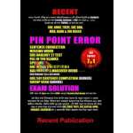 Recent Pin Point Error Exam Solution
