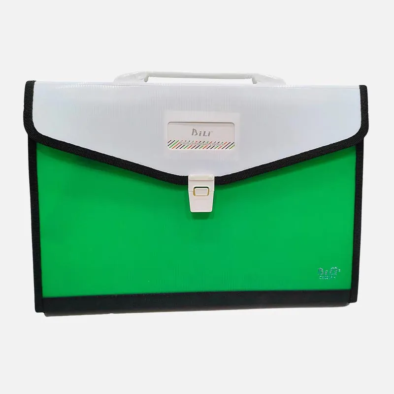 Bili 12-Pocket Expanding File Bag with Handle Bili 12-Pocket Expanding File Bag with Handle