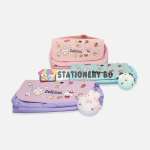 Delicious Large Capacity Pencil Bag for Girls with Squishy Cartoon Double Zipper 173-177
