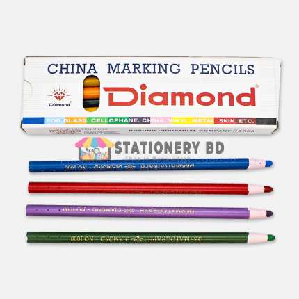 Diamond 12 Color China Marking Pencil