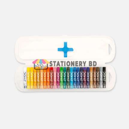 DOMS 25 Shades Round Pastel with Scraping Tool