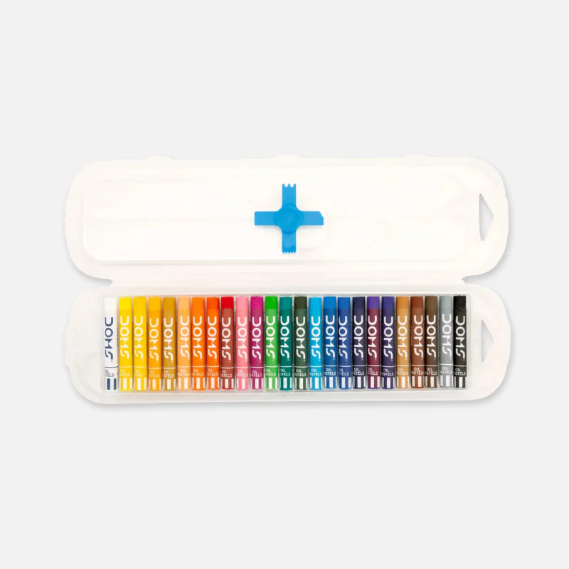 DOMS 25 Shades Round Pastel with Scraping Tool DOMS 25 Shades Round Pastel with Scraping Tool