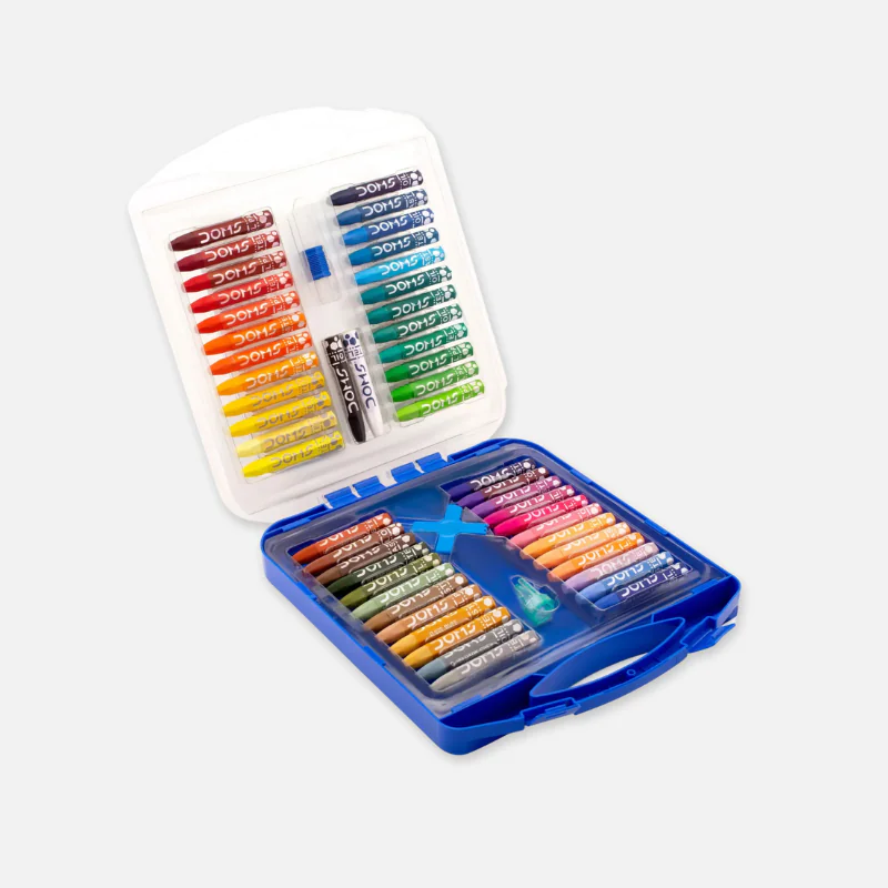 DOMS 50 Color Hex Pastel with Holder and Scraping Tool DOMS 50 Color Hex Pastel with Holder and Scraping Tool