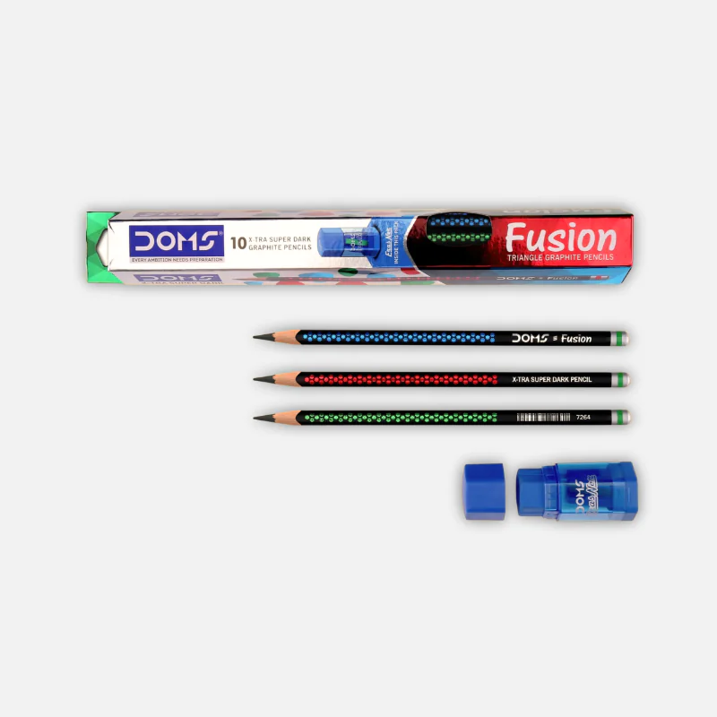 DOMS Fusion Pencil 10 Pcs ++ Set DOMS Fusion Pencil 10 Pcs ++ Set