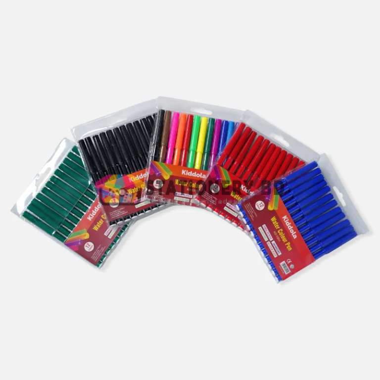 Kiddola KD 0201 Water Color Pen 12 Pcs