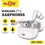 KLGO HK-65BL True Wireless Earbuds IPX-4 Waterproof Earphones
