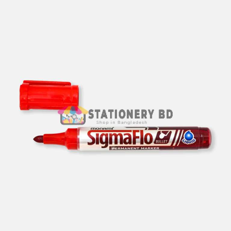 Monami Sigmaflo Permanent Marker Bullet 1 Pc