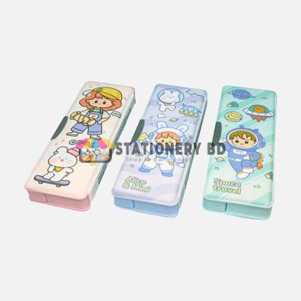 Multifunctional Magnetic Lock Pencil Box with Sharpener 35303
