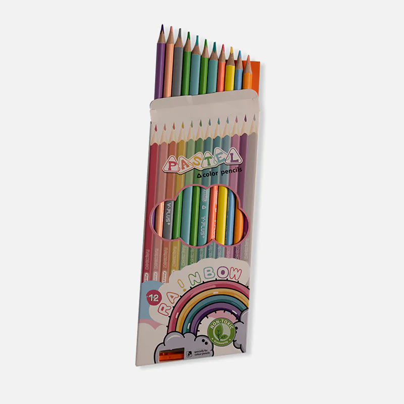 Rainbow Pastel 12 Pcs Color Pencil Rainbow Pastel 12 Pcs Color Pencil