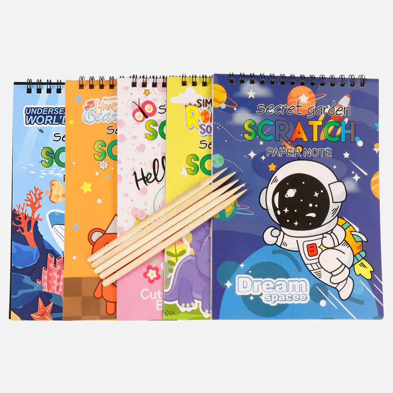 Rainbow Scratch Art Paper Note 1pc Small Size Rainbow Scratch Art Paper Note 1pc Small Size