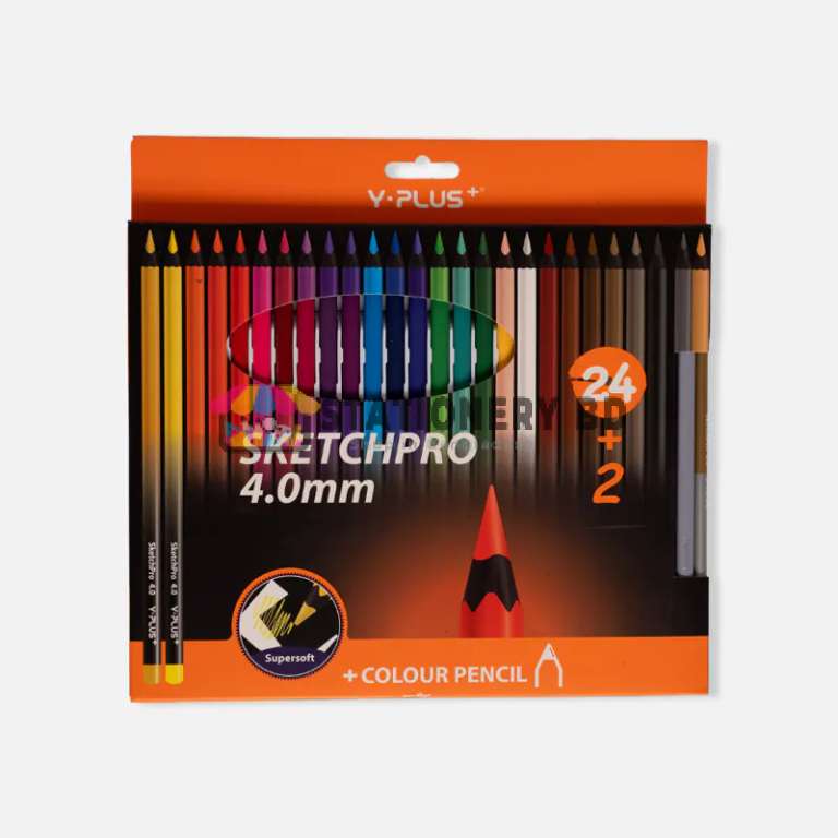 SketchPro 24+2 4.0 mm Color Pencil