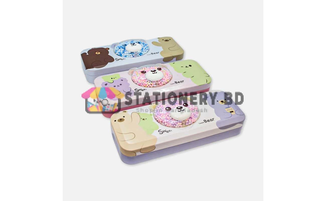 Sweet Bear Metal Pencil Box B-753