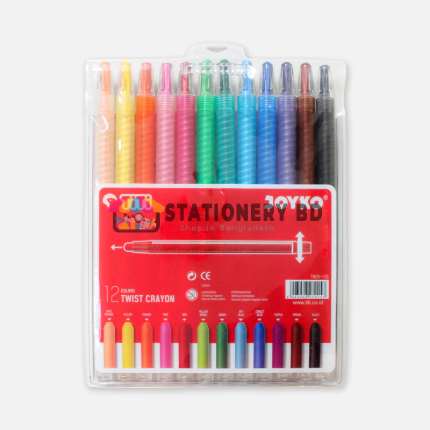 TiTi 12 Colors Twist Crayon TWCR-12S