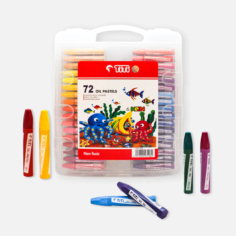 TiTi 72 Oil Pastels No. TI-P-72S TiTi 72 Oil Pastels No. TI-P-72S