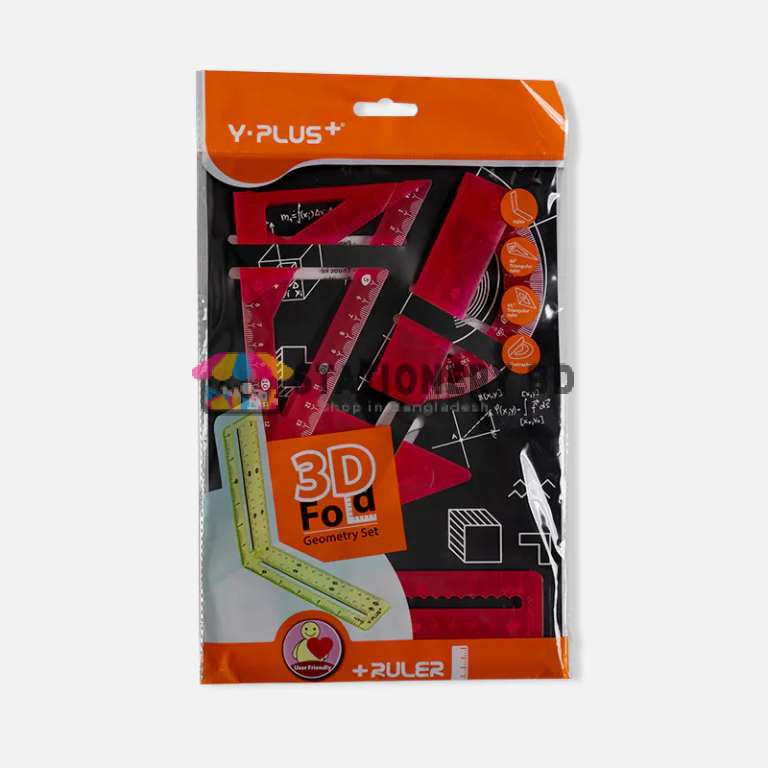 Y-Plus+ 3D Fold Ruler Set Ruler
