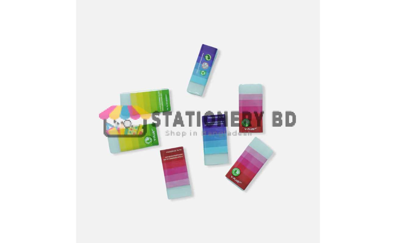 Y-Plus+ Neon Pencil Eraser