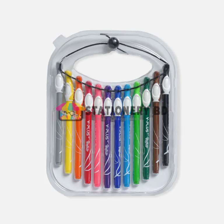 Y-Plus+ Parrot 12 Colors Fibre Pen