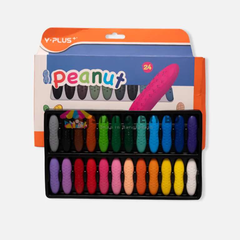 Y-Plus+ Peanut 24 Pcs Crayon