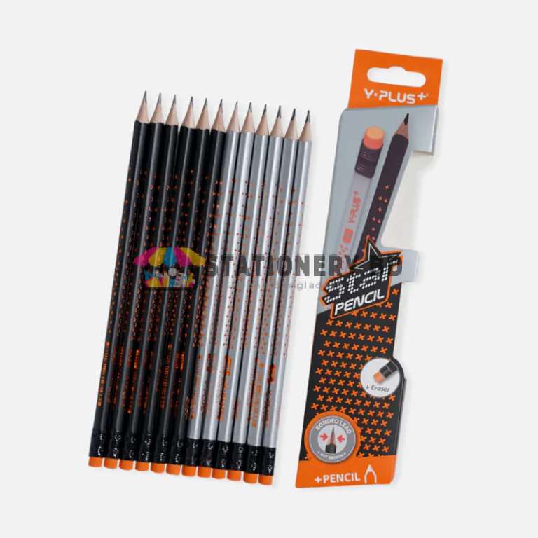 Y-Plus+ Star with Eraser Pencil