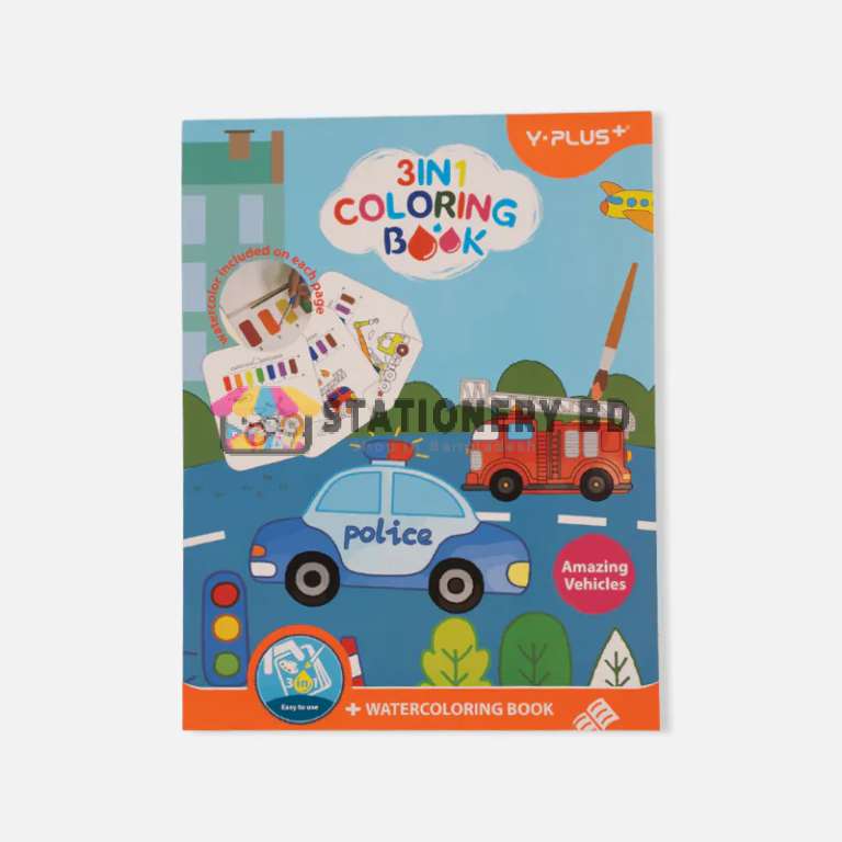 Y-Plus+ Water Coloring Book Set | Water coloring book set price in Bangladesh